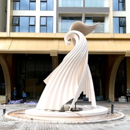 Mô hình trang trí khuôn viên bằng mút xốp