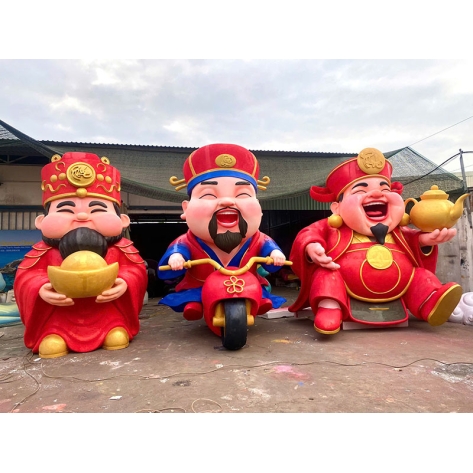 Nhanh tay lưu ngay những mẫu mô hình mút xốp ông Thần Tài Tết đẹp, nổi bật