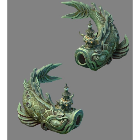 Tượng Cá Chép Hóa Rồng Bằng Xốp Đẹp & Giá Rẻ | Quang Cảnh