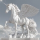 Tượng Ngựa Có Cánh Mút Xốp 3D Đẹp, Giá Rẻ | Mỹ Thuật Quang Cảnh