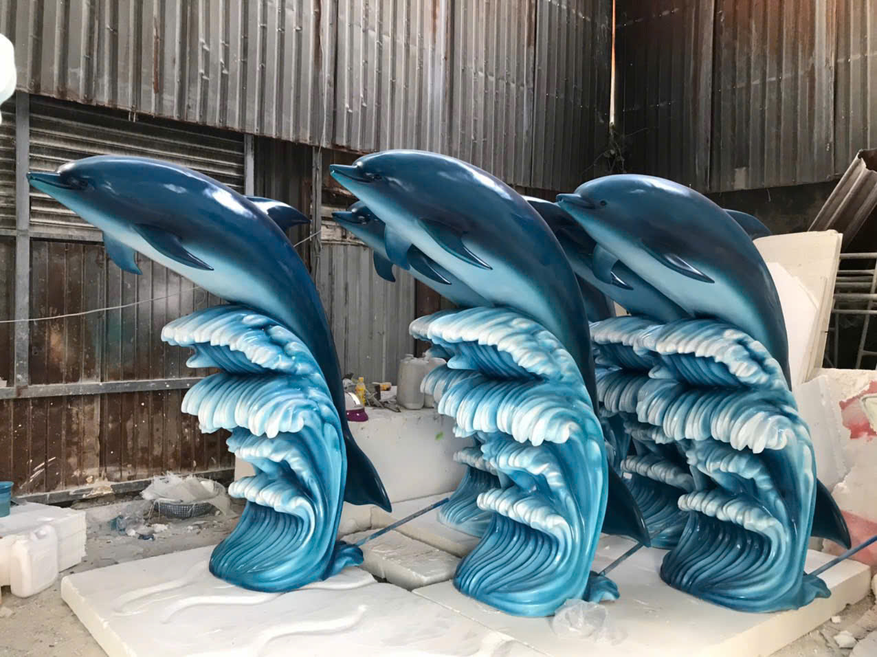 Tượng Cá Heo Bằng Composite